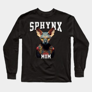 Sphinx Mom Cat Long Sleeve T-Shirt